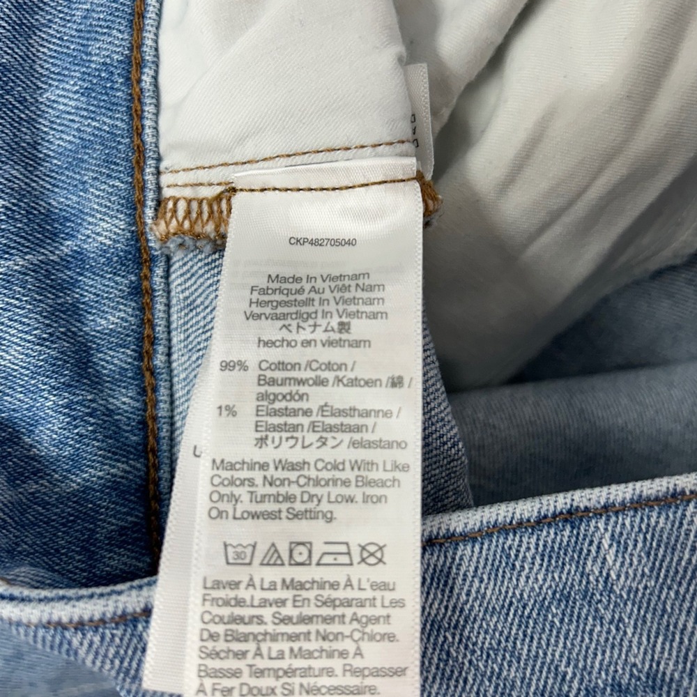Madewell Curvy Perfect Vintage Wide Leg Crop Jeans Women's 29 - Picture 9 of 12